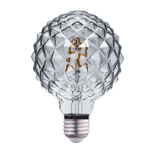 Żarówka globe kulista LED E27 4W 3 000 K struktura