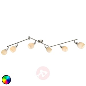 Lampa sufitowa LED RGB Kaiden 6-punktowa