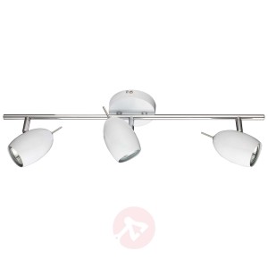 Wdzięk w stylu retro - lampa sufitowa QUINCY biały