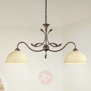 2-punktowa lampa wisząca styl dworkowy Lorenzo
