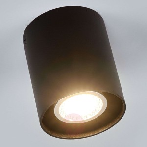 Czarna lampa sufitowa Carson