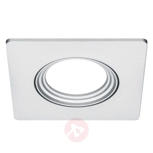 kanciasta rama montażowa do otworu 6,8 cm, srebrna