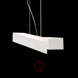 Ekstrawagancka lampa wisząca Zig Zag biała