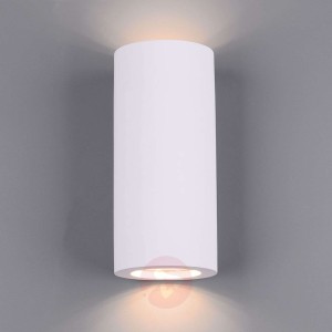 Lampa ścienna Zazou z gipsu, 2-punktowa