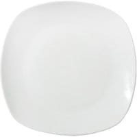 Talerz deserowy Square White