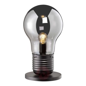 Lampa stołowa Louis z barwionym kloszem, 50 cm