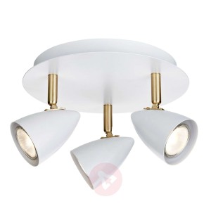 Nowoczesna lampa sufitowa Ciro, biała