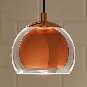 Kolor miedzi, lampa wisząca Rocamar