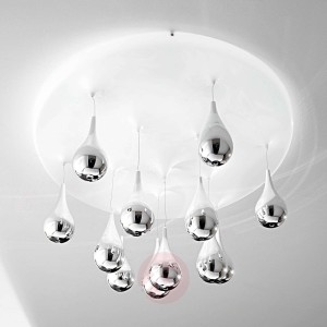Ekstrawagancka lampa sufitowa PIOGGIA Ø70 cm