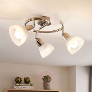 Lampa sufitowa LED Paulina, białe klosze