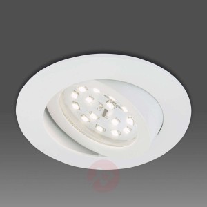 Obrotowy reflektor wpuszczany LED Erik biały