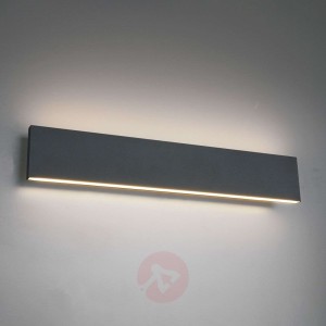 Kinkiet LED Concha 47 cm, antracyt