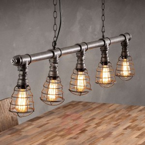 Lampa wisząca Ventilamp, 5-punktowa