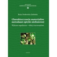 Charakteryzacja materiałów metodami optyki nieliniowej. Wybrane zagadnienia - efekty trzeciorzędowe