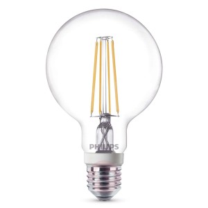 Philips E27 9W żarówka kulista LED G95 ściemniana