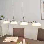 Wygięta lampa wisząca Priscilla 4-punktowa