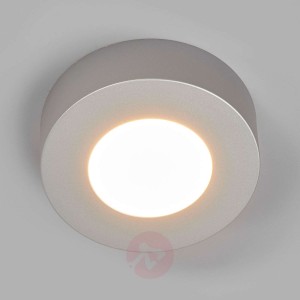 Lampa LED Marlo srebrna 3 000 K okrągła 12,8cm
