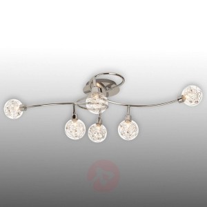 Lampa sufitowa z sześcioma wspaniałymi kloszami