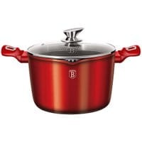 Rondel z przykrywką Metallic Burgundy 6 L