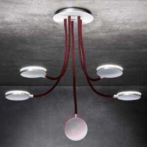 Lampa sufitowa LED Flex D5, 5-punktowa