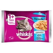 Whiskas - Potrawka w galaretce smaki rybne 4*85g