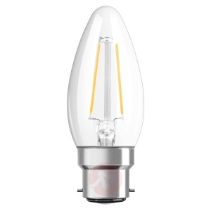 B22 2,5W 827 żarówka świeczka LED Filament