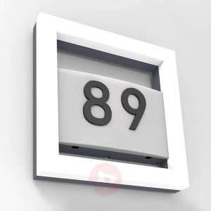 Alice – lampka LED z numerem domu, bez czujnika