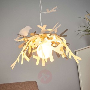 Slamp Luis - designerska lampa wisząca, złota