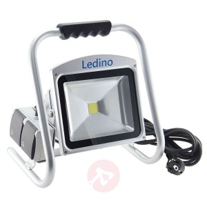 Reflektor budowlany LED Eros z 2 gniazdami, IP65