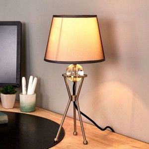 Odchylana lampa stołowa Zsa szara