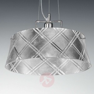 Elegancka lampa wisząca CORALLO 40, 1-pkt., srebr.