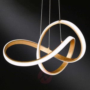 Indigo - gięta lampa wisząca LED