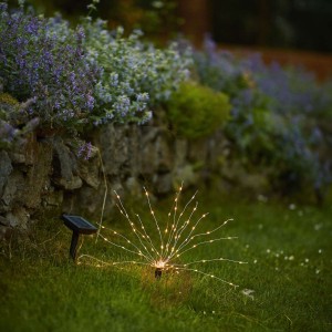 Lampa z grotem ziemnym Firework, wysokość 23 cm
