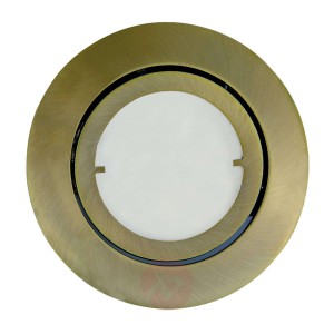 JOANIE - lampa wpuszczana LED, post. mosiądz