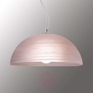 Ręcznie zdobiona lampa wisząca MODESTO antycz. róż