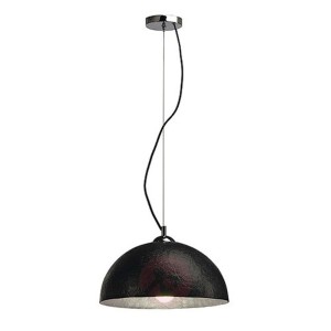 FORCHINI lampa wisząca mała, czarny-srebrny