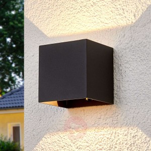 Prostokątna lampa zewnętrzna LED Evie