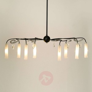 8-punktowa lampa wisząca LED Casino Oval