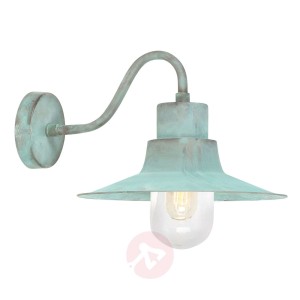 Sheldon – zielona, patynowana lampa zewnętrzna