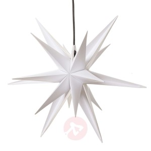 Gwiazda Ganesha 28-ramienna zewnętrzna, biała