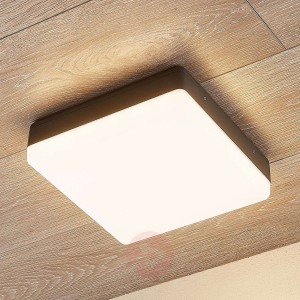 Lampa sufitowa LED Thilo, szary, 24 cm