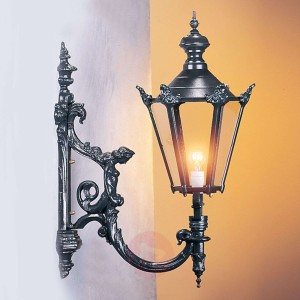 Zewnętrzna lampa ścienna Charles, czarna