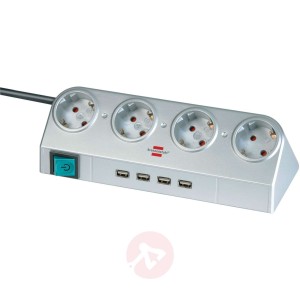 Listwa zasilająca Desktop Power, przełącznik i USB