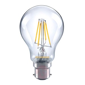 B22 4W 827 lampa LED filament, przezroczysta