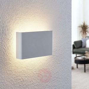 Lindby Dilip lampa ścienna ze stali, biała