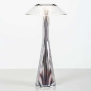Kartell Space - lampa stołowa LED, chrom