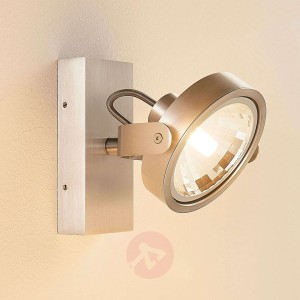 Reflektor LED Lieven, kolor aluminium
