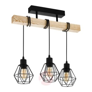 Lampa sufitowa Townshend 5 z 3 klatkowymi kloszami
