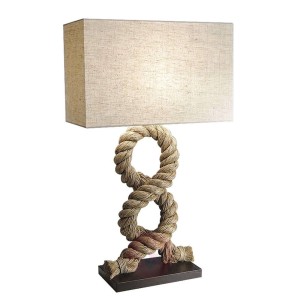 Lampa stołowa VICTORIA z kanciastym kloszem