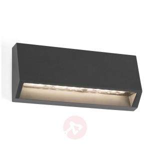 Kanciasty kinkiet zewnętrzny LED Must – 15,8 cm